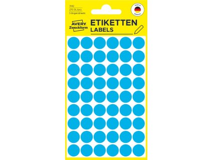 Samolepicí kolečka Ø 12 mm Avery Zweckform 3142