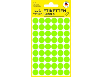 Samolepicí kolečka Avery Zweckform 3149