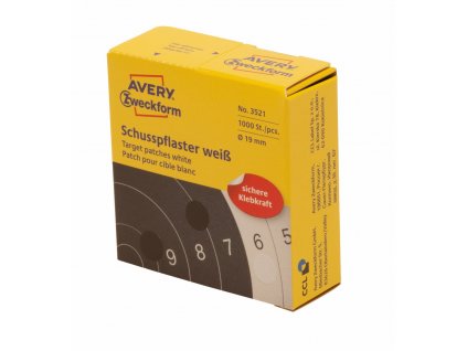 Záslepky na terče Avery Zweckform 3521