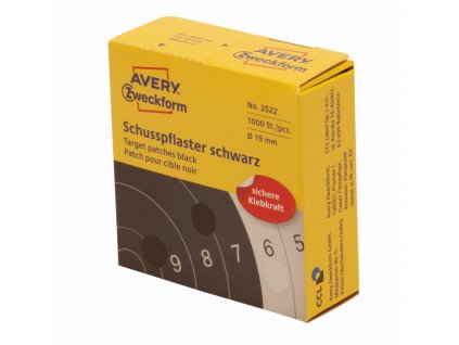 Záslepky na terče Avery Zweckform 3522