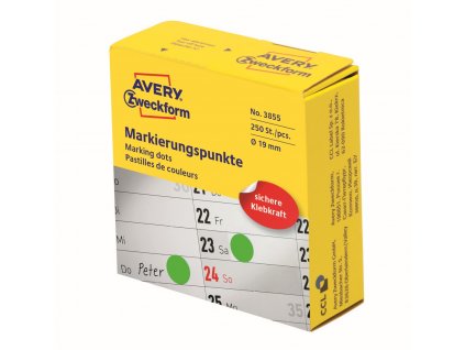 Kulaté značkovací body Avery Zweckform 3855