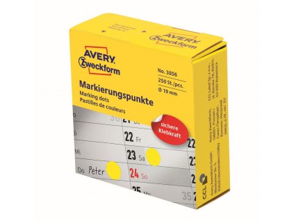 Kulaté značkovací body Avery Zweckform 3856