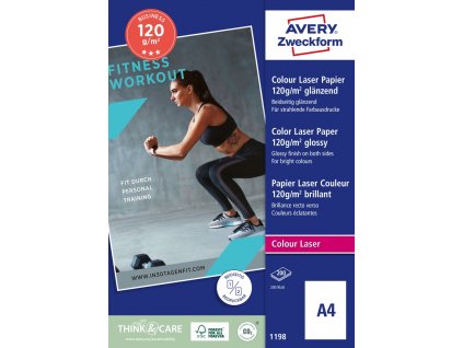 Papír pro laserové tiskárny 120 g/m² Avery Zweckform 1198