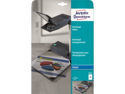 Projektorové fólie A4 Avery Zweckform 2503