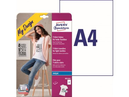 Nažehlovací fólie | pro Inkjet | Avery Zweckform MD1001