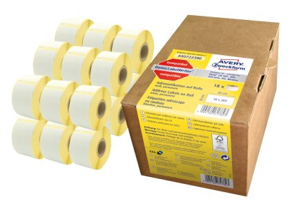 Termoetikety na roli 89x36 mm Avery Zweckform AS0722390