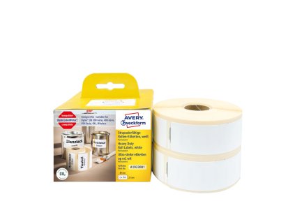 Odolné termoetikety na roli 89x25 mm Avery Zweckform A1933081