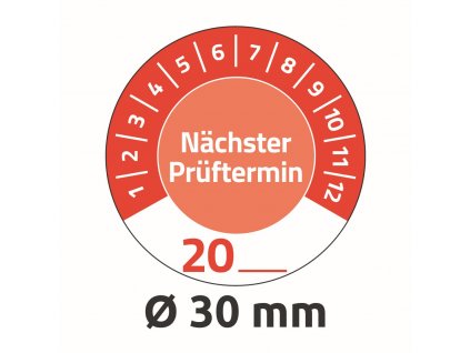 Samolepicí revizní štítky Ø 30 mm Avery Zweckform 7904