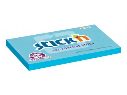 Samolepicí bloček 360° 127x76 mm Stick'n by Hopax 21557