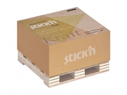 Samolepicí kostka Kraft 76x76 mm Stick'n by Hopax 21816