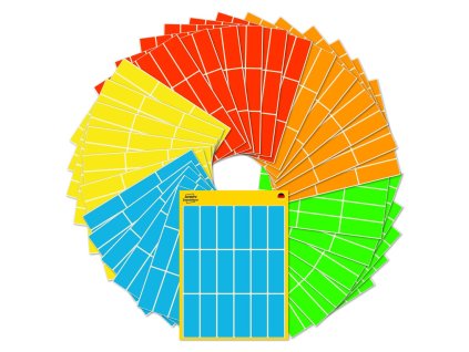 Barevné samolepicí etikety 50x19 mm | Avery Zweckform 51047