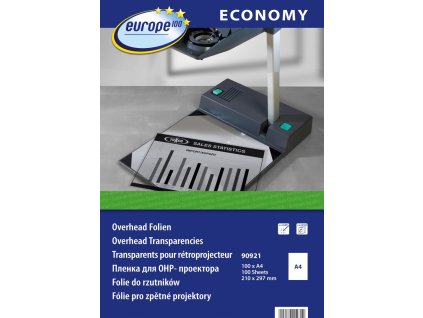 Fólie pro zpětné projektory Avery Zweckform Europe100 90921