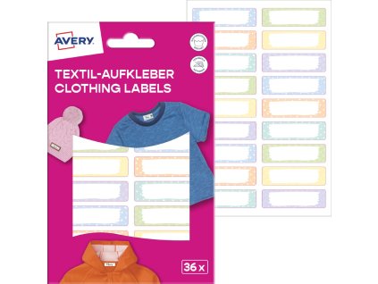 Samolepicí štítky na textil 45x13 mm Avery Zweckform ETVET36M