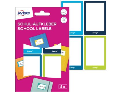Samolepicí školní štítky - jmenovky 68x46 mm Avery Zweckform SCHOOL8G