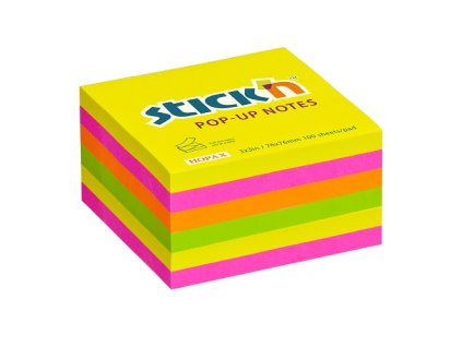 Samolepicí bločky Pop-Up 76x76 mm Stick'n by Hopax 21848