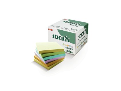 Samolepicí bločky FSC 76x76 mm Stick'n by Hopax 21895