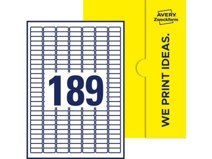 Avery Zweckform 25x10 R pac line