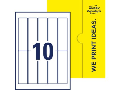 Samolepicí etikety A4 35x125 mm Avery Zweckform