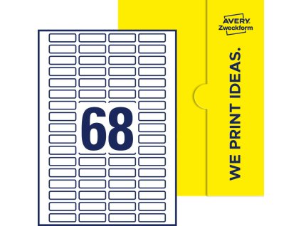 Samolepicí etikety A4 40x12 mm Avery Zweckform
