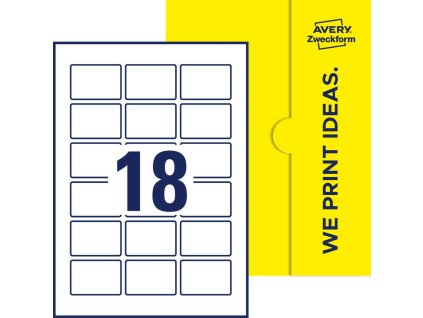 Avery Zweckform 54x37 R pac line