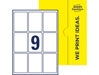 Samolepicí etikety A4 62x89 mm Avery Zweckform