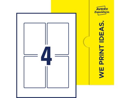 Samolepicí etikety A4 75x110 mm Avery Zweckform