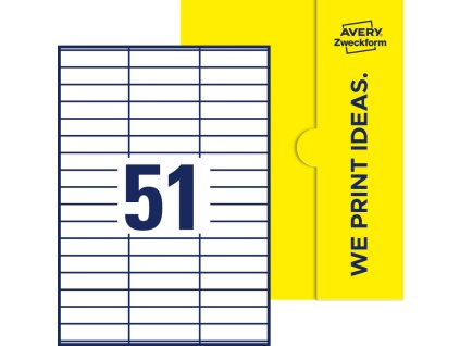 Avery Zweckform 70x17 R pac line