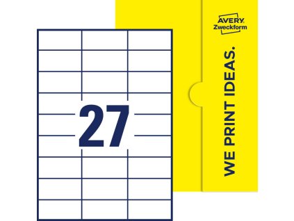 Samolepicí etikety A4 70x32 mm Avery Zweckform