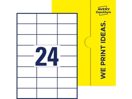 Samolepicí etikety A4 70x36 mm Avery Zweckform