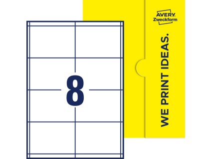 Samolepicí etikety A4 97x67,7 mm Avery Zweckform