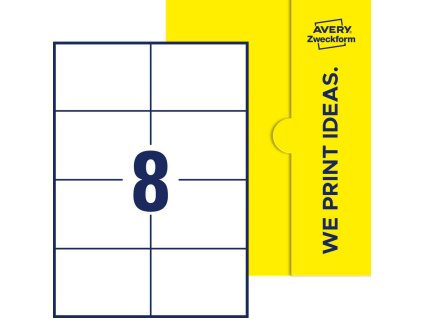 Samolepicí etikety A4 105x74 mm Avery Zweckform