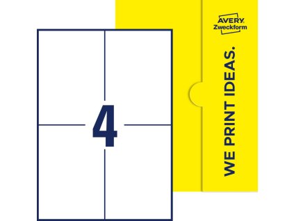 Samolepicí etikety A4 105x148 mm Avery Zweckform