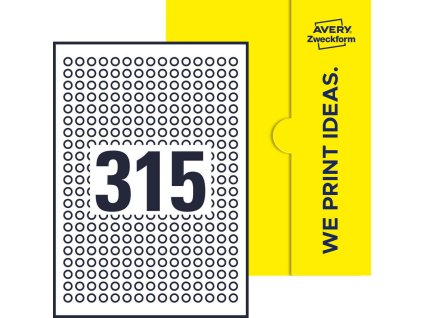 Avery Zweckform 10 RND pac line