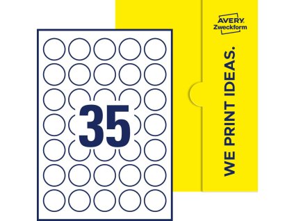 Avery Zweckform 35 RND pac line