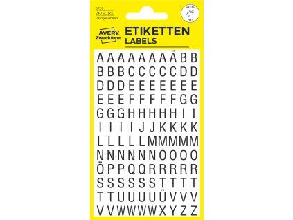 Samolepicí písmena Avery Zweckform 3720