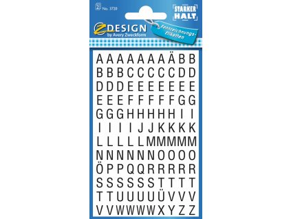 Samolepicí písmena Avery Zweckform Z-design 3720