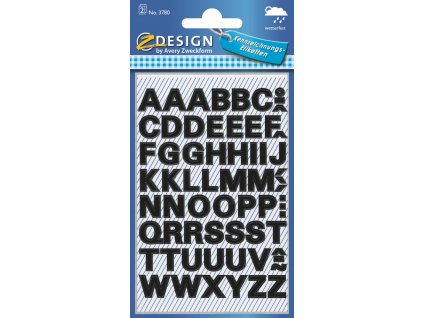 Samolepicí písmena Avery Zweckform Z-design 3780