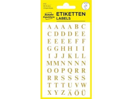 Samolepicí písmena Avery Zweckform 3727