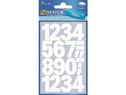 Samolepicí číslice Avery Zweckform Z-design 3787