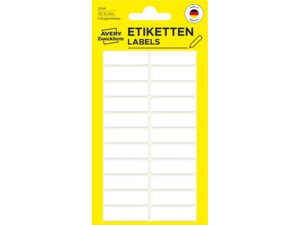 Samolepicí etikety na ruční popis 32x10 mm Avery Zweckform 3044