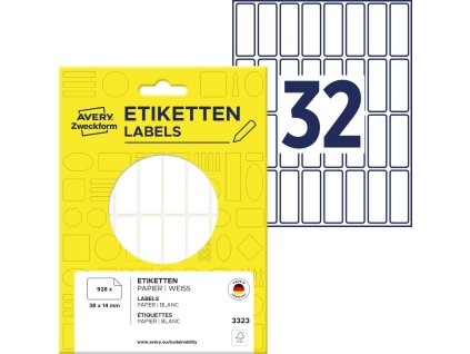 Samolepicí etikety 38x14 mm Avery Zweckform 3323