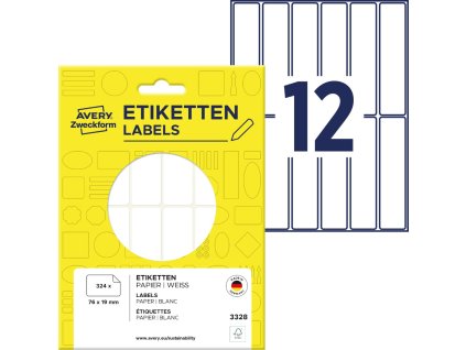 Samolepicí etikety 76x19 mm Avery Zweckform 3328