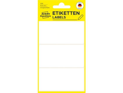Samolepicí etikety ruční popis 76x39 mm Avery Zweckform 3081