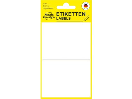 Samolepicí etikety na ruční popis 77x59 mm Avery Zweckform 3046