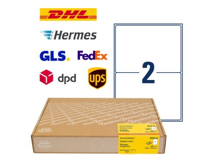 Přepravní etikety 199,6x143,5 mm Avery Zweckform 8018-300