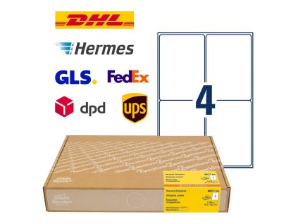 Přepravní etikety 99,1x143,5 mm Avery Zweckform 8017-300