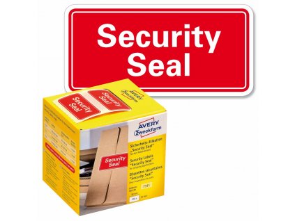 Bezpečnostní plomby na zásilky 38x20 mm Avery Zweckform 7311