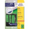 Zelené etikety na pořadače  Avery Zweckform L4764-20