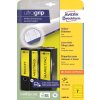 Žluté etikety na pořadače Avery Zweckform L4765-20