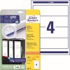 Samolepicí etikety na pořadače 59x192 mm Avery Zweckform L6061-25